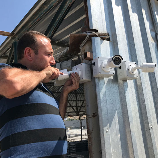 Osmancık kilit taşı fabrikası kamera tesisatı